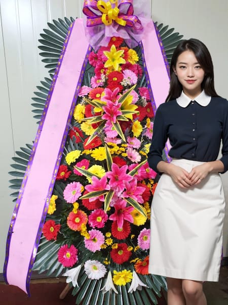 더채플앳청담 3단화환 기본형
